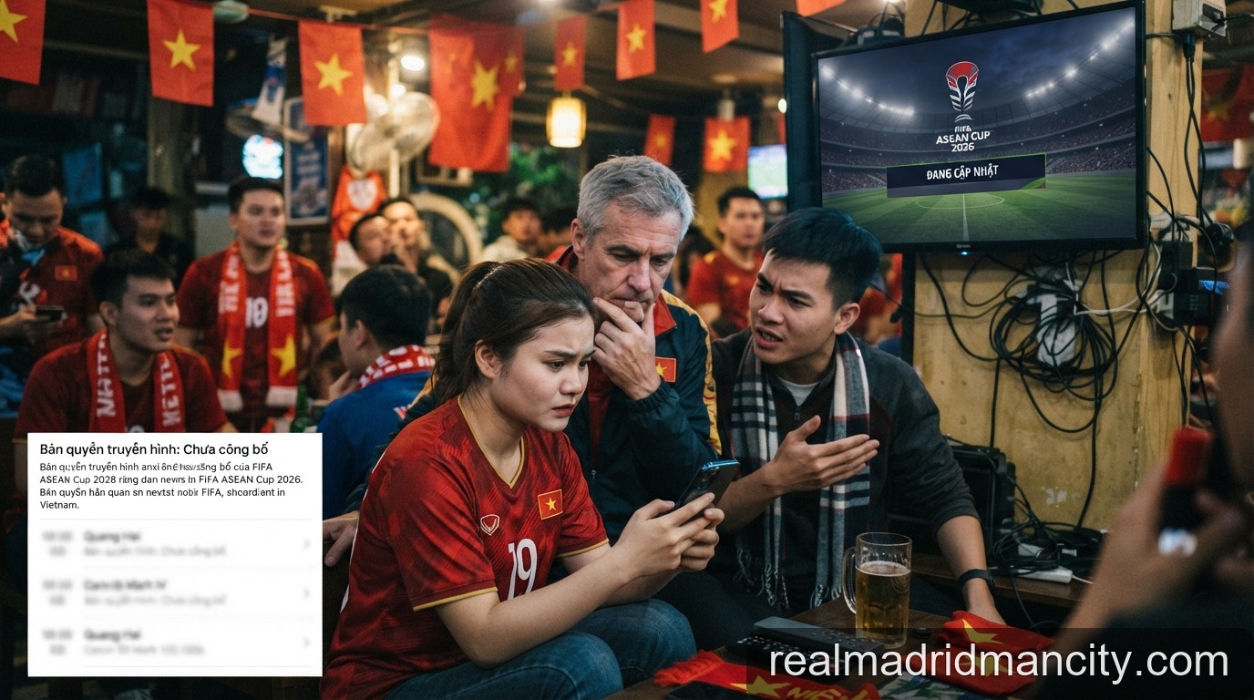 FIFA ASEAN Cup 2026: Bản quyền truyền hình và nỗi lo của người hâm mộ Việt Nam